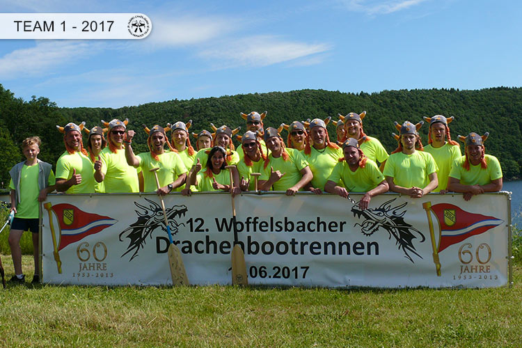 Drachenboot Dueren Team 1 Rursee 2017