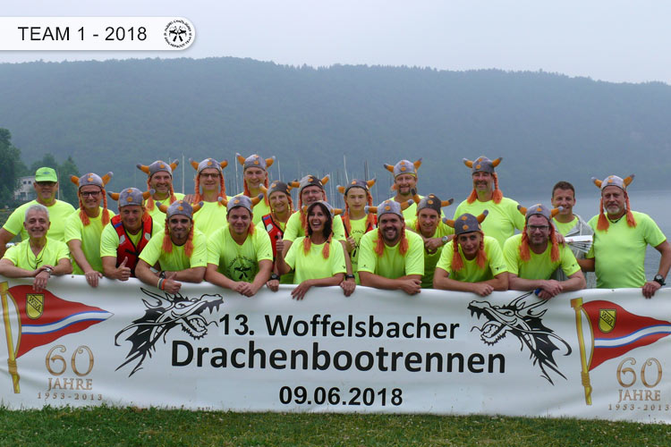 Drachenboot Dueren Team 1 Rursee 2018