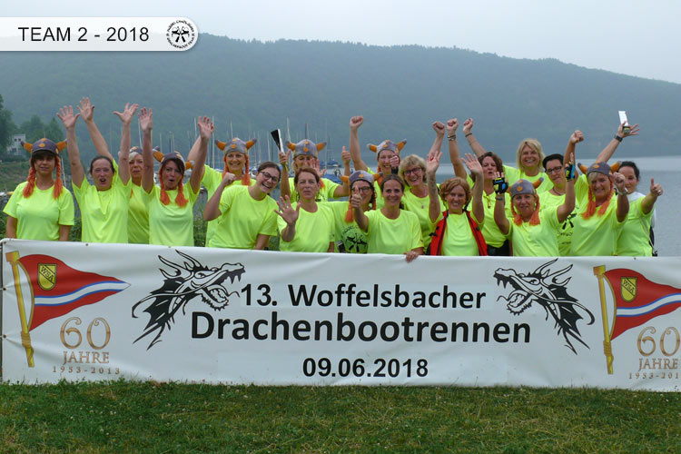 Drachenboot Dueren Team 2 Rursee 2018