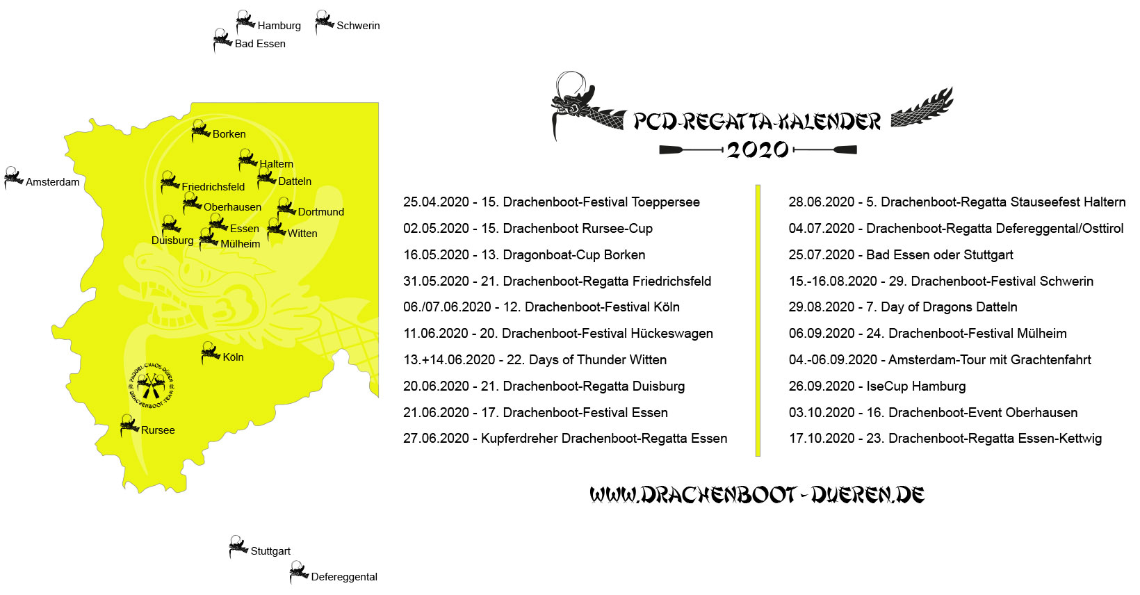 PCD Drachenboot Events 2020