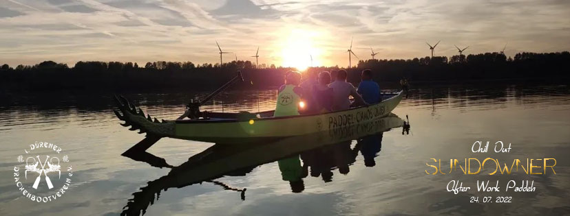 Drachenboot Sundowner Paddeln