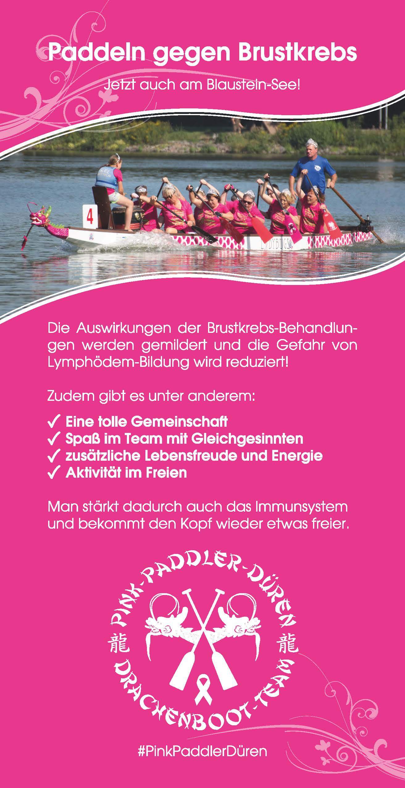 Pink-Paddler-Düren - Paddeln gegen Brustkrebs